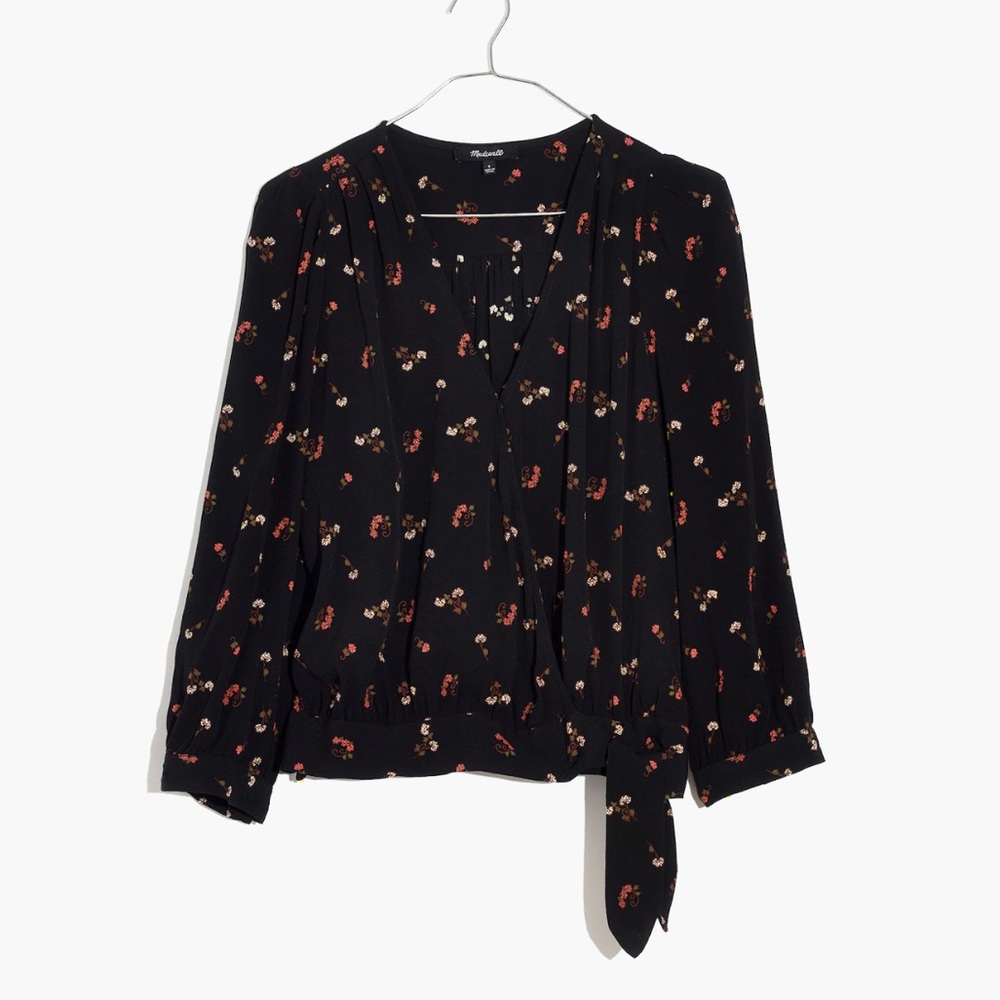 Madewell wrap top